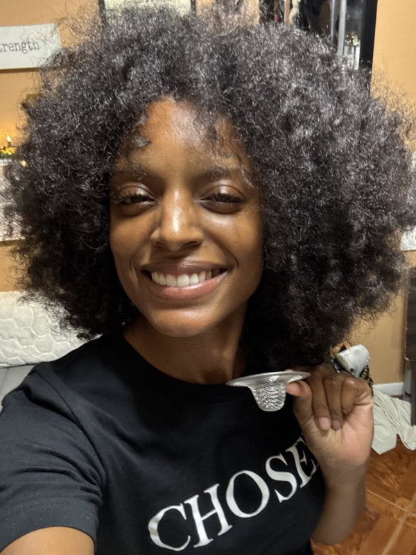 Customer photo: natural hair