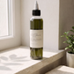 Maximum Strength Hair Oil 4oz, herbal scalp oil by Organic Finish, styled photo 3