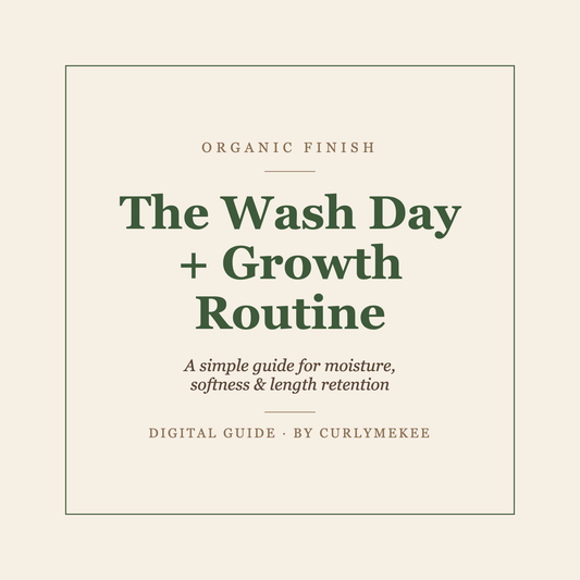 The Wash Day + Growth Routine digital guide cover